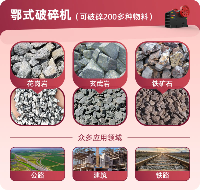 颚式破碎机用途 颚式破碎机用途