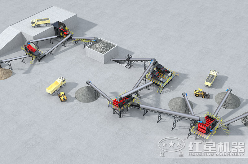 矿山破碎生产线 矿山破碎生产线